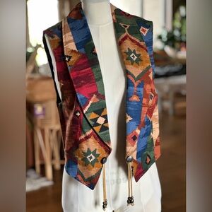 Sweetgrass Vintage Navajo Pattern Vest